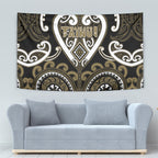 Aotearoa Waikato Tainui Tapestry Maori Tribal Pattern