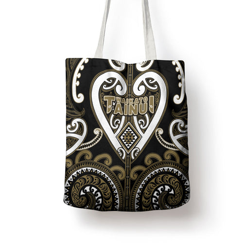 Aotearoa Waikato Tainui Tote Bag Maori Tribal Pattern