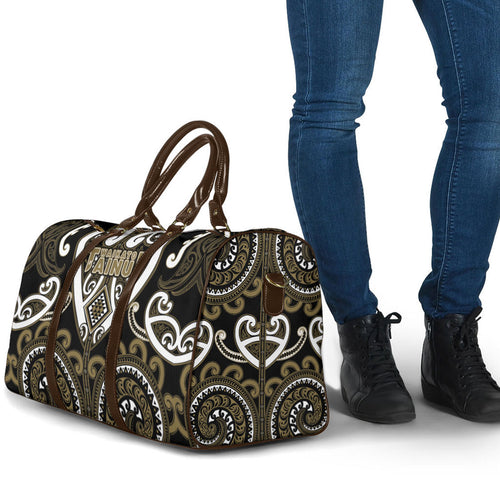Aotearoa Waikato Tainui Travel Bag Maori Tribal Pattern