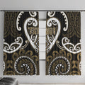 Aotearoa Waikato Tainui Window Curtain Maori Tribal Pattern
