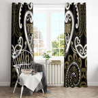 Aotearoa Waikato Tainui Window Curtain Maori Tribal Pattern