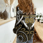 Custom Aotearoa Waikato Tainui Women Casual Shirt Maori Tribal Pattern