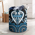 Aotearoa Ngati Kahungunu Laundry Basket Maori Tribal Pattern
