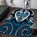 Aotearoa Ngati Kahungunu Area Rug Maori Tribal Pattern
