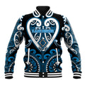 Custom Aotearoa Ngati Kahungunu Baseball Jacket Maori Tribal Pattern