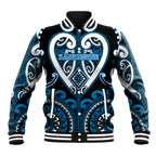 Custom Aotearoa Ngati Kahungunu Baseball Jacket Maori Tribal Pattern