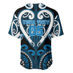 Custom Aotearoa Ngati Kahungunu Baseball Jersey Maori Tribal Pattern