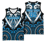 Custom Aotearoa Ngati Kahungunu Basketball Jersey Maori Tribal Pattern