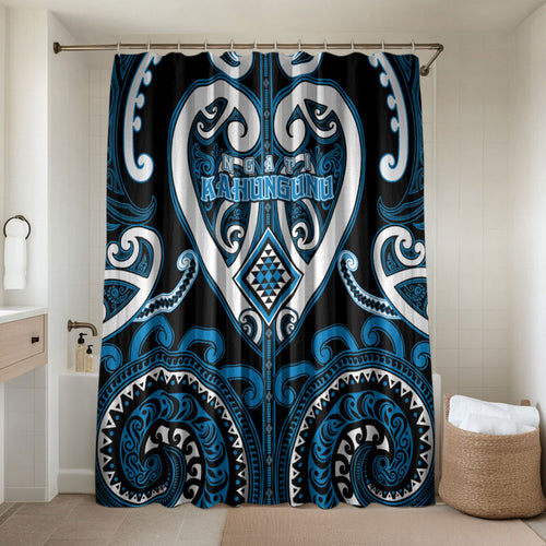 Aotearoa Ngati Kahungunu Bathroom Set Maori Tribal Pattern