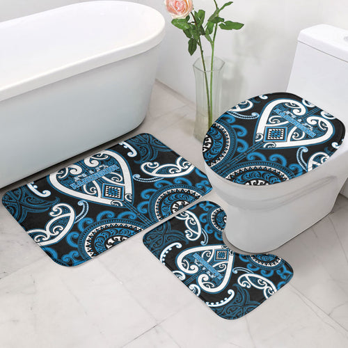 Aotearoa Ngati Kahungunu Bathroom Set Maori Tribal Pattern