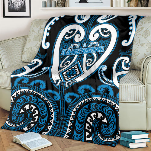 Aotearoa Ngati Kahungunu Blanket Maori Tribal Pattern