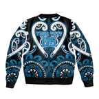 Custom Aotearoa Ngati Kahungunu Bomber Jacket Maori Tribal Pattern