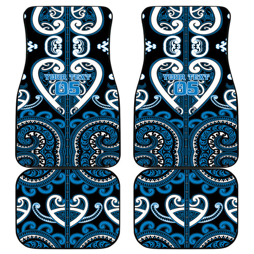 Custom Aotearoa Ngati Kahungunu Car Mats Maori Tribal Pattern