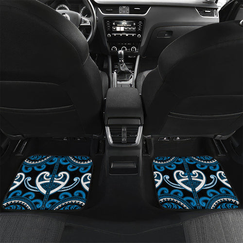 Custom Aotearoa Ngati Kahungunu Car Mats Maori Tribal Pattern
