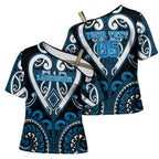 Custom Aotearoa Ngati Kahungunu Cross Shoulder Shirt Maori Tribal Pattern