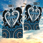 Aotearoa Ngati Kahungunu Garden Flag Maori Tribal Pattern