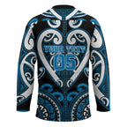 Custom Aotearoa Ngati Kahungunu Hockey Jersey Maori Tribal Pattern