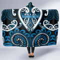 Aotearoa Ngati Kahungunu Hooded Blanket Maori Tribal Pattern