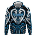 Custom Aotearoa Ngati Kahungunu Hoodie Maori Tribal Pattern