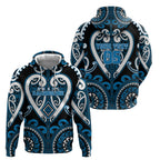 Custom Aotearoa Ngati Kahungunu Hoodie Maori Tribal Pattern