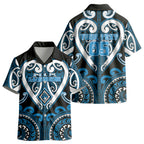 Custom Aotearoa Ngati Kahungunu Kid Hawaiian Shirt Maori Tribal Pattern