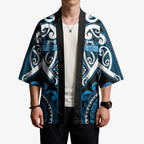 Custom Aotearoa Ngati Kahungunu Kimono Maori Tribal Pattern