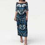 Custom Aotearoa Ngati Kahungunu Puletasi Maori Tribal Pattern