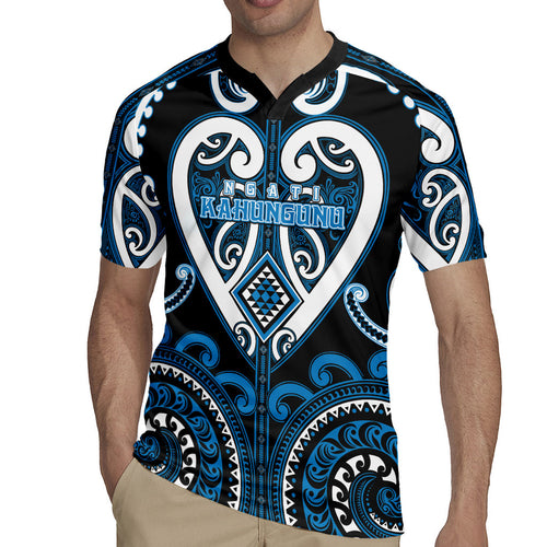 Custom Aotearoa Ngati Kahungunu Rugby Jersey Maori Tribal Pattern
