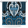 Aotearoa Ngati Kahungunu Shower Curtain Maori Tribal Pattern