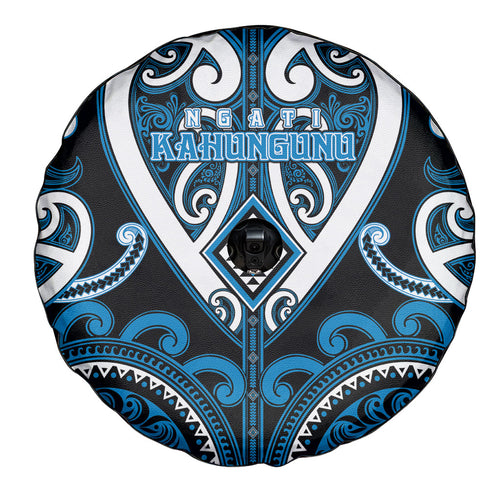 Aotearoa Ngati Kahungunu Spare Tire Cover Maori Tribal Pattern
