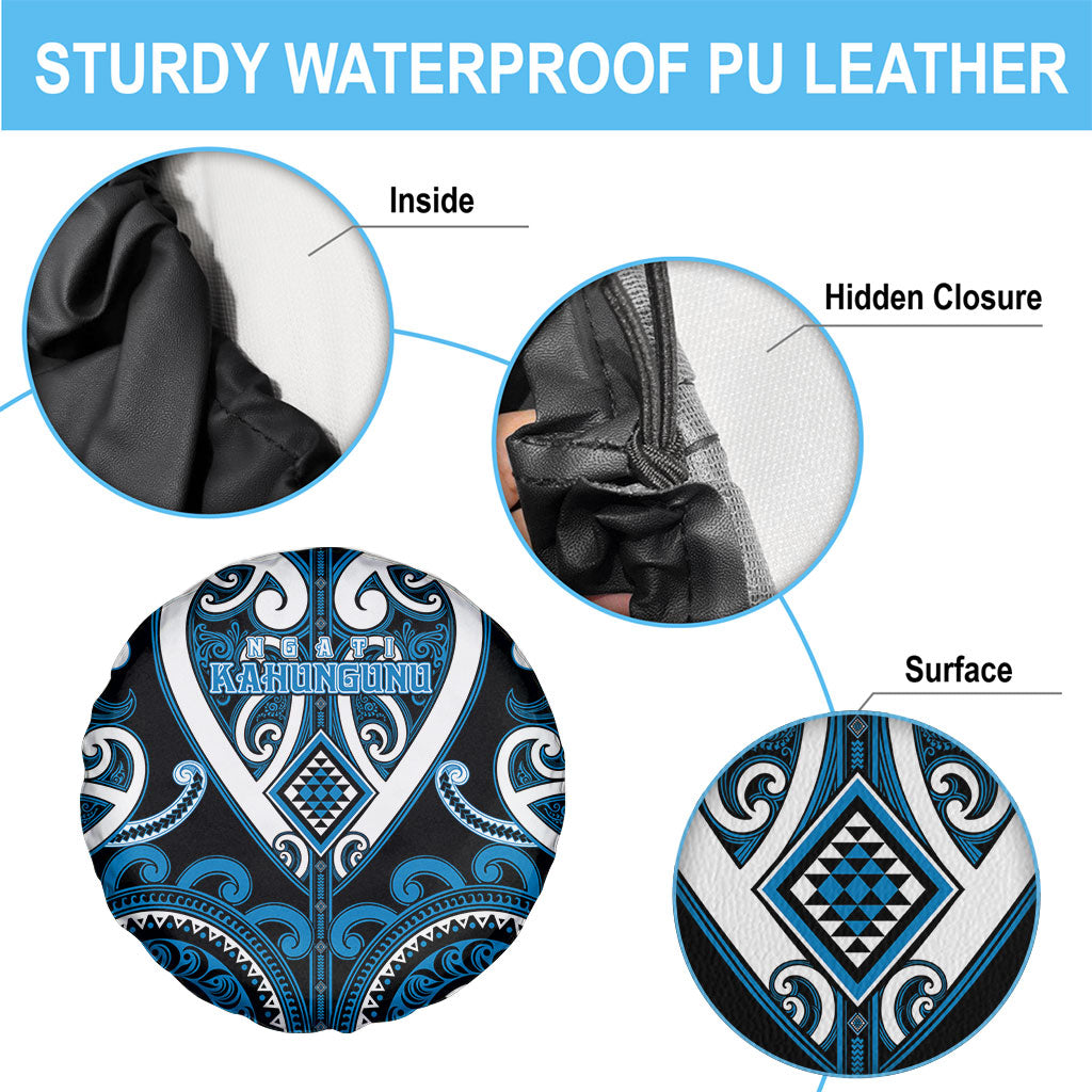 Aotearoa Ngati Kahungunu Spare Tire Cover Maori Tribal Pattern