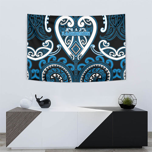 Aotearoa Ngati Kahungunu Tapestry Maori Tribal Pattern