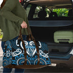 Aotearoa Ngati Kahungunu Travel Bag Maori Tribal Pattern