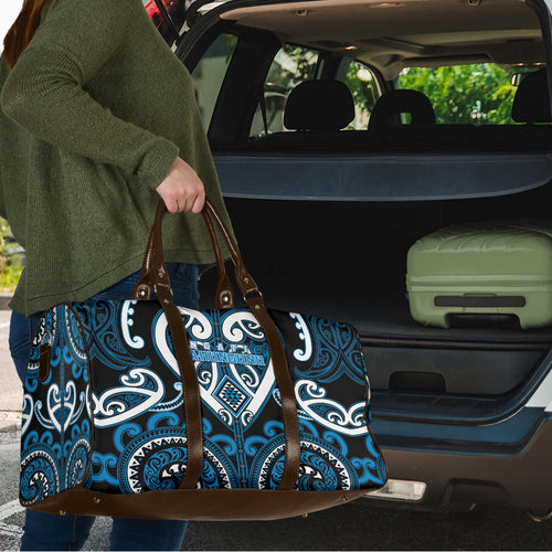 Aotearoa Ngati Kahungunu Travel Bag Maori Tribal Pattern