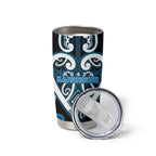 Custom Aotearoa Ngati Kahungunu Tumbler Cup Maori Tribal Pattern