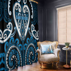 Aotearoa Ngati Kahungunu Window Curtain Maori Tribal Pattern