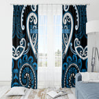 Aotearoa Ngati Kahungunu Window Curtain Maori Tribal Pattern