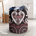 Aotearoa Te Arawa Laundry Basket Maori Tribal Pattern