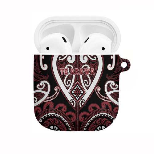 Aotearoa Te Arawa AirPods Case Maori Tribal Pattern