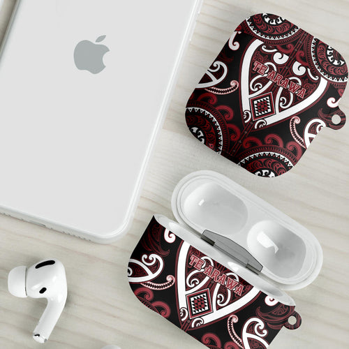 Aotearoa Te Arawa AirPods Case Maori Tribal Pattern