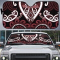 Aotearoa Te Arawa Auto Sun Shade Maori Tribal Pattern