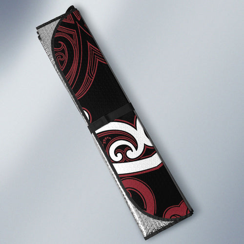 Aotearoa Te Arawa Auto Sun Shade Maori Tribal Pattern