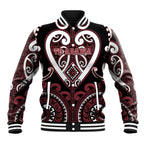 Custom Aotearoa Te Arawa Baseball Jacket Maori Tribal Pattern
