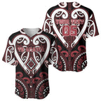 Custom Aotearoa Te Arawa Baseball Jersey Maori Tribal Pattern