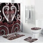 Aotearoa Te Arawa Bathroom Set Maori Tribal Pattern