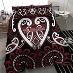 Aotearoa Te Arawa Bedding Set Maori Tribal Pattern
