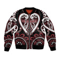 Custom Aotearoa Te Arawa Bomber Jacket Maori Tribal Pattern