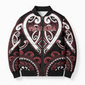 Custom Aotearoa Te Arawa Bomber Puffer Jacket Maori Tribal Pattern