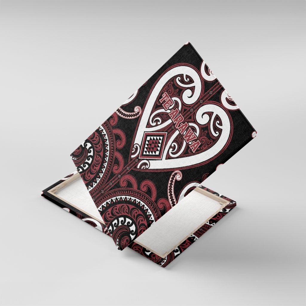 Aotearoa Te Arawa Canvas Wall Art Maori Tribal Pattern