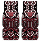 Custom Aotearoa Te Arawa Car Mats Maori Tribal Pattern